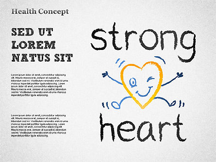 Forme Healthy lifestyle concept, Slide 3, 01359, Diagrammi e Grafici Medici — PoweredTemplate.com