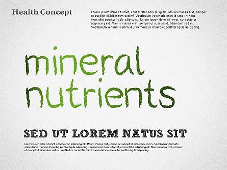 건강한 라이프 스타일 컨셉 모양, 슬라이드 5, 01359, 의학 도표 및 차트 — PoweredTemplate.com