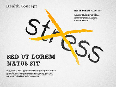건강한 라이프 스타일 컨셉 모양, 슬라이드 8, 01359, 의학 도표 및 차트 — PoweredTemplate.com
