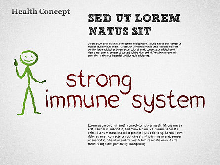 Healthy Lifestyle Concept Shapes, Slide 9, 01359, Medical Diagrams and Charts — PoweredTemplate.com