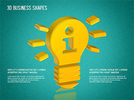 Formas de negocio en 3D, Diapositiva 13, 01361, Formas — PoweredTemplate.com