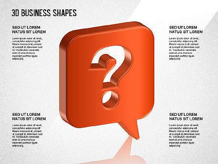 3D Business Shapes, Slide 4, 01361, Shapes — PoweredTemplate.com