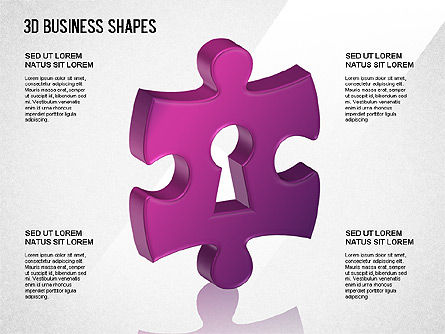 Formas de negocio en 3D, Diapositiva 7, 01361, Formas — PoweredTemplate.com