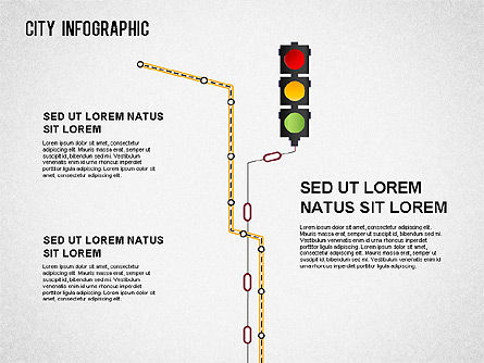 Infografía de la ciudad, Diapositiva 11, 01362, Plantillas de presentación — PoweredTemplate.com