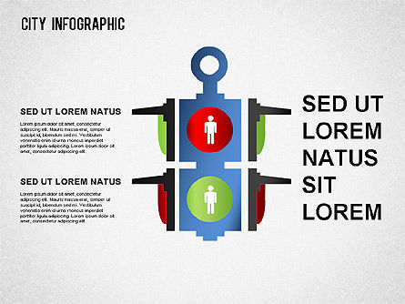 Infografis Kota, Slide 12, 01362, Templat Presentasi — PoweredTemplate.com
