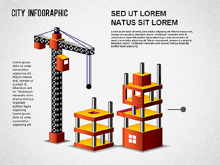 Infografis Kota, Slide 13, 01362, Templat Presentasi — PoweredTemplate.com