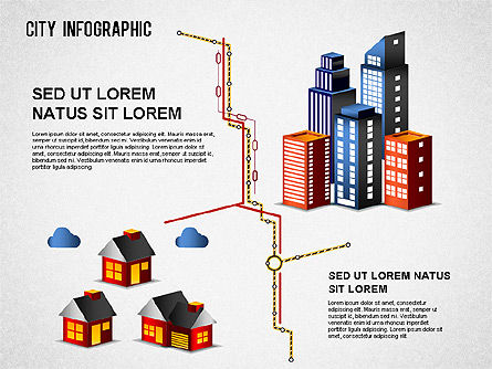 Infographie de la ville, Diapositive 15, 01362, Modèles de présentations — PoweredTemplate.com