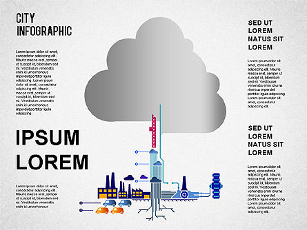 Infographie de la ville, Diapositive 5, 01362, Modèles de présentations — PoweredTemplate.com