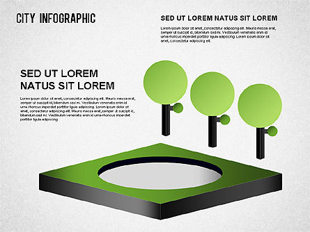 Stad infographics, Dia 8, 01362, Presentatie Templates — PoweredTemplate.com
