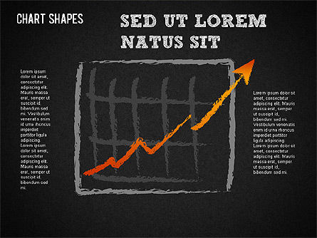 Chart Shapes, Slide 10, 01363, Shapes — PoweredTemplate.com