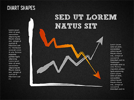 Chart Shapes, Slide 12, 01363, Shapes — PoweredTemplate.com