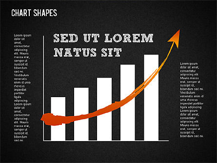 Chart Shapes, Slide 13, 01363, Shapes — PoweredTemplate.com