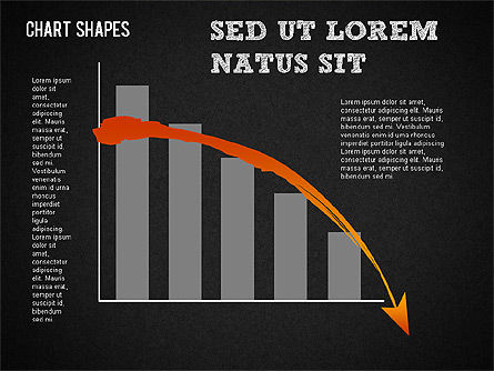 Chart Shapes, Slide 14, 01363, Shapes — PoweredTemplate.com
