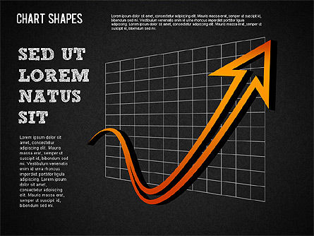 Chart Shapes, Slide 15, 01363, Shapes — PoweredTemplate.com