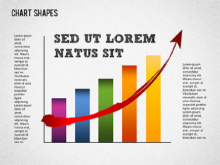 Chart Shapes, Slide 5, 01363, Shapes — PoweredTemplate.com