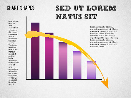 Chart Shapes, Slide 6, 01363, Shapes — PoweredTemplate.com
