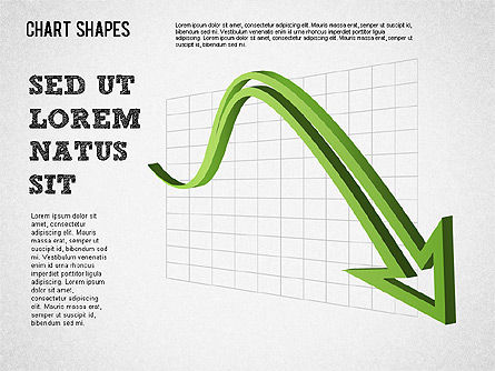 Chart Shapes, Slide 8, 01363, Shapes — PoweredTemplate.com