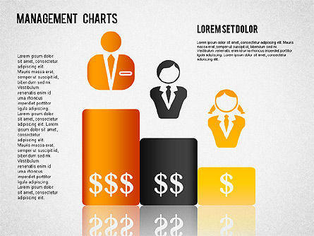 Diagram Manajemen Dan Ikon, Slide 9, 01365, Model Bisnis — PoweredTemplate.com