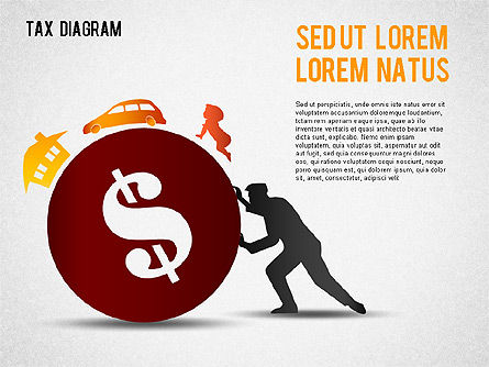 Schéma fiscal, Diapositive 7, 01368, Modèles commerciaux — PoweredTemplate.com