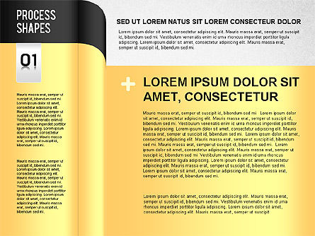 Diagram Garis Bergaris, Templat PowerPoint, 01369, Model Bisnis — PoweredTemplate.com