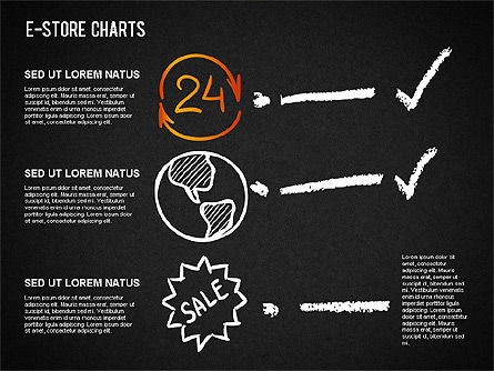 E-Store Analyzing Chart , Slide 12, 01370, Business Models — PoweredTemplate.com