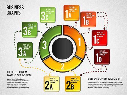 Gráfico distribuido, Diapositiva 3, 01372, Gráficos — PoweredTemplate.com