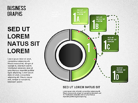 Gráfico distribuido, Diapositiva 4, 01372, Gráficos — PoweredTemplate.com