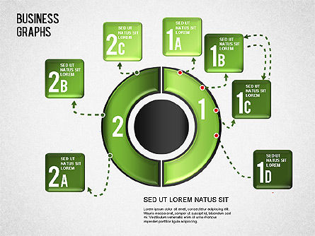 Grafico Distributed, Slide 5, 01372, Diagrammi Grafici — PoweredTemplate.com