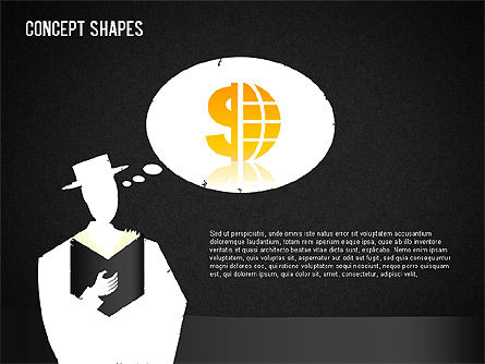Formes de concept financier, Diapositive 11, 01373, Formes — PoweredTemplate.com