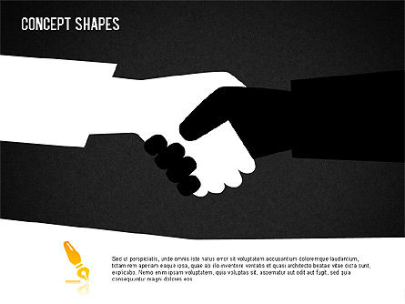 Financial Concept Shapes, Slide 16, 01373, Shapes — PoweredTemplate.com