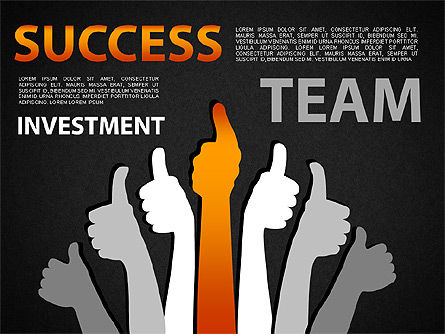 Tableau de planification de réussite, Diapositive 16, 01376, Schémas d'étapes — PoweredTemplate.com