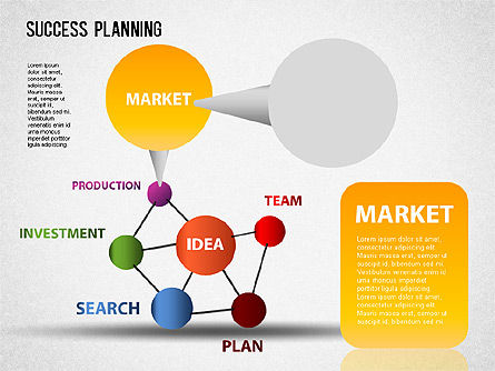 성공 계획 차트, 슬라이드 7, 01376, 단계 도표 — PoweredTemplate.com