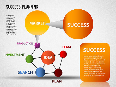 성공 계획 차트, 슬라이드 8, 01376, 단계 도표 — PoweredTemplate.com