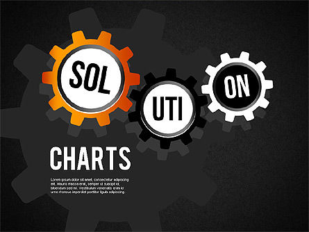 Solution Shapes and Charts, Slide 11, 01377, Business Models — PoweredTemplate.com