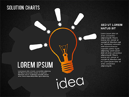 Formes et graphiques de la solution, Diapositive 12, 01377, Modèles commerciaux — PoweredTemplate.com