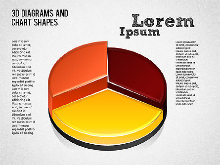 Diagramas 3D y Gráficos Formas, Diapositiva 8, 01379, Formas — PoweredTemplate.com