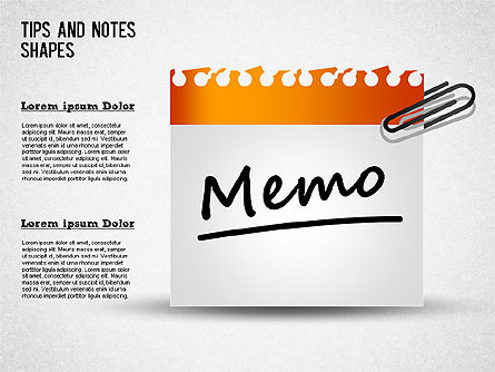Notesコレクション, スライド 12, 01382, 図形 — PoweredTemplate.com
