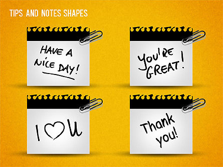 Notesコレクション, スライド 15, 01382, 図形 — PoweredTemplate.com