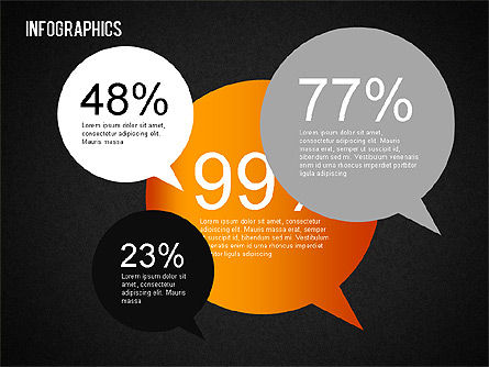 Infographics toolbox, Dia 14, 01383, Businessmodellen — PoweredTemplate.com