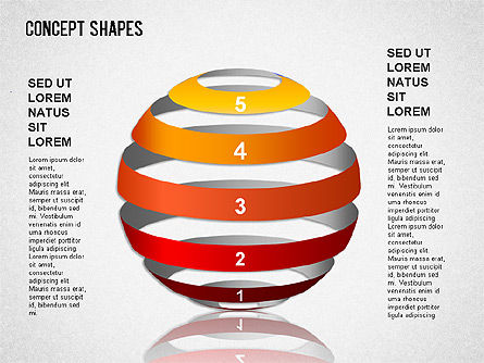 Concept Shapes Toolbox, PowerPoint Template, 01390, Shapes — PoweredTemplate.com