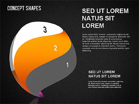 Caja de herramientas de formas conceptuales, Diapositiva 15, 01390, Formas — PoweredTemplate.com