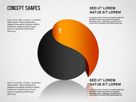Caja de herramientas de formas conceptuales, Diapositiva 2, 01390, Formas — PoweredTemplate.com