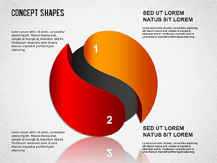 Boîte à outils formes conceptuelles, Diapositive 4, 01390, Formes — PoweredTemplate.com