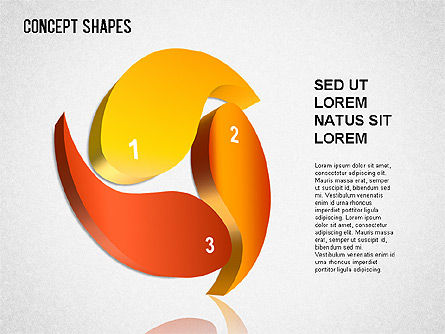 Boîte à outils formes conceptuelles, Diapositive 5, 01390, Formes — PoweredTemplate.com