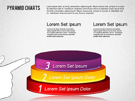 Layered strumenti piramide, Slide 10, 01397, Diagrammi Palco — PoweredTemplate.com