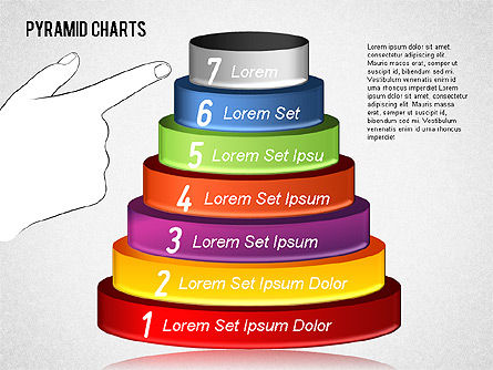 Layered strumenti piramide, Slide 14, 01397, Diagrammi Palco — PoweredTemplate.com