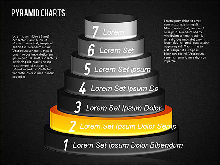 Layered strumenti piramide, Slide 16, 01397, Diagrammi Palco — PoweredTemplate.com