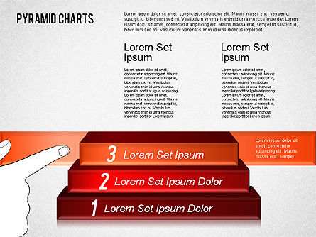 Layered strumenti piramide, Slide 3, 01397, Diagrammi Palco — PoweredTemplate.com