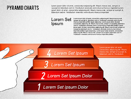 Gelaagde piramide toolbox, Dia 4, 01397, Stage diagrams — PoweredTemplate.com