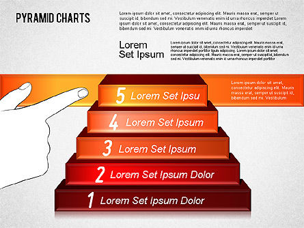 Layered strumenti piramide, Slide 5, 01397, Diagrammi Palco — PoweredTemplate.com